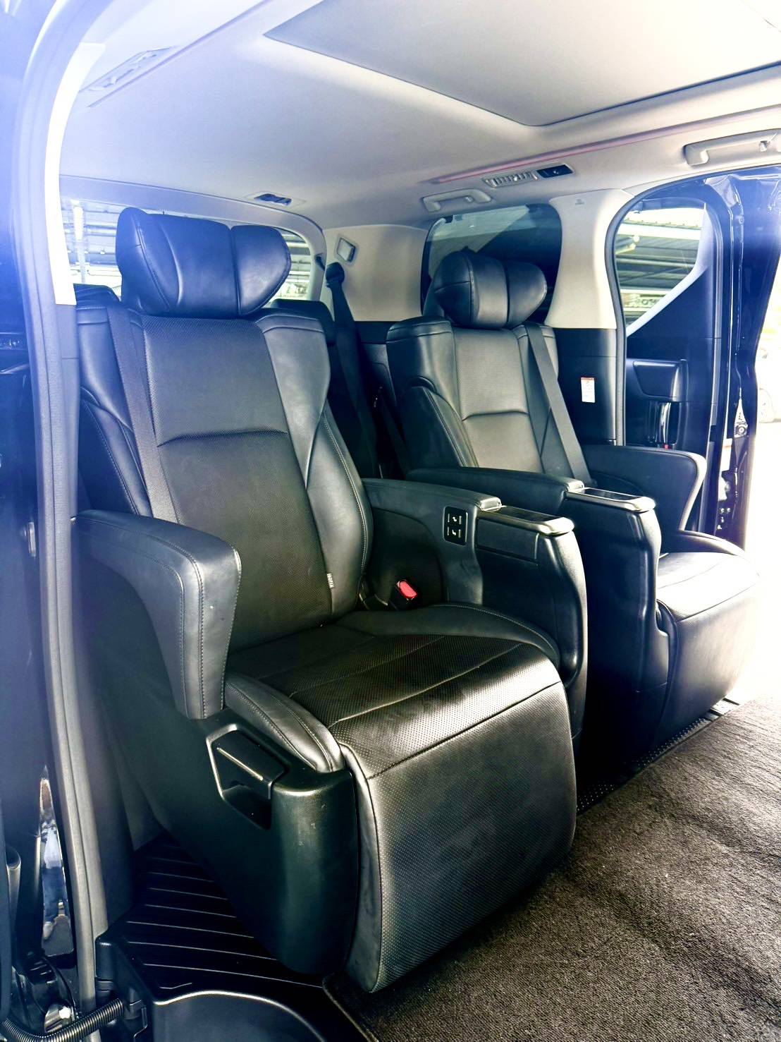 Toyota Alphard Executive Black Leather VIP Cabin