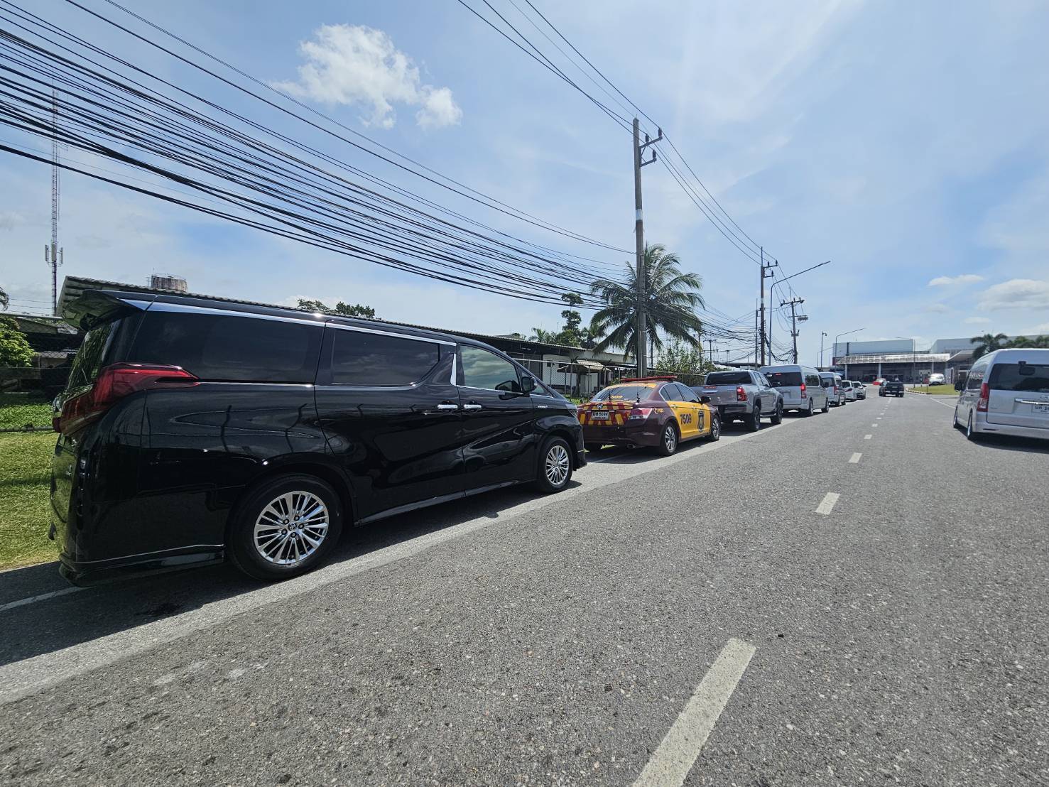 Upcountry VIP convoy